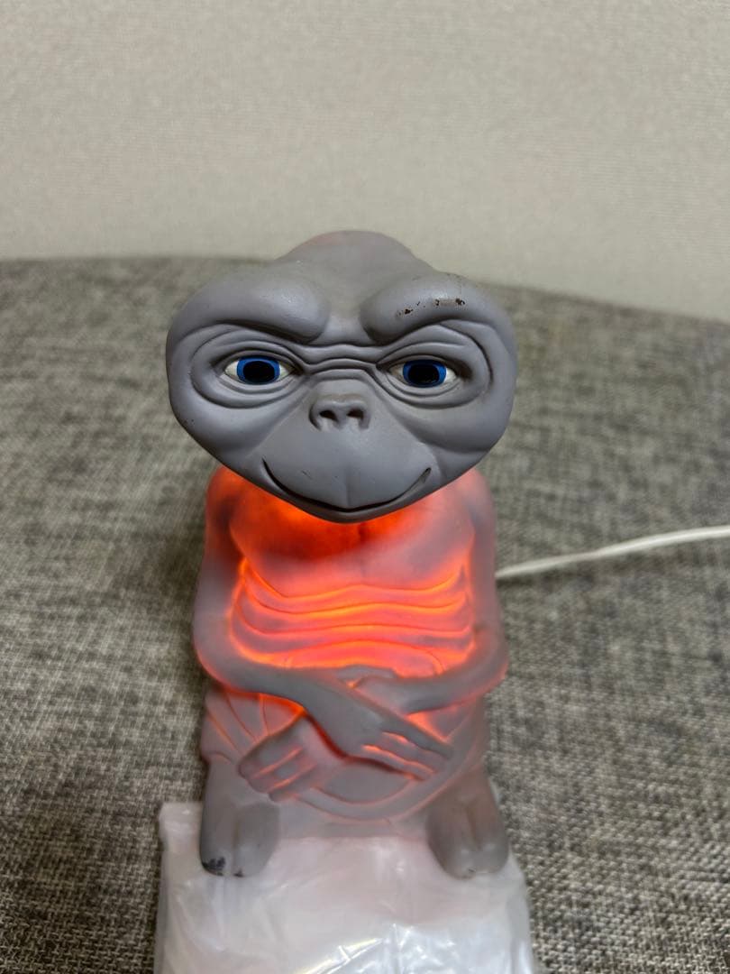 映画　E.T. 　ライト付約　24センチ　ビンテージ　フィギュア　照明