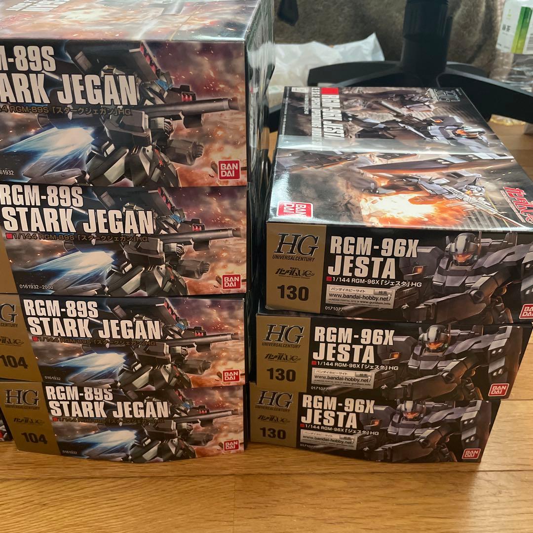 ガンプラセット10体 RGM-89S STARK JEGAN 他
