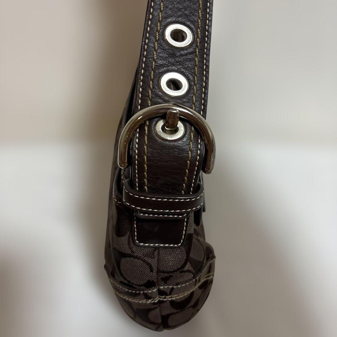 COACH コーチ シグネチャー ハーフムーン ソーホー　ワンショルダーバッグ