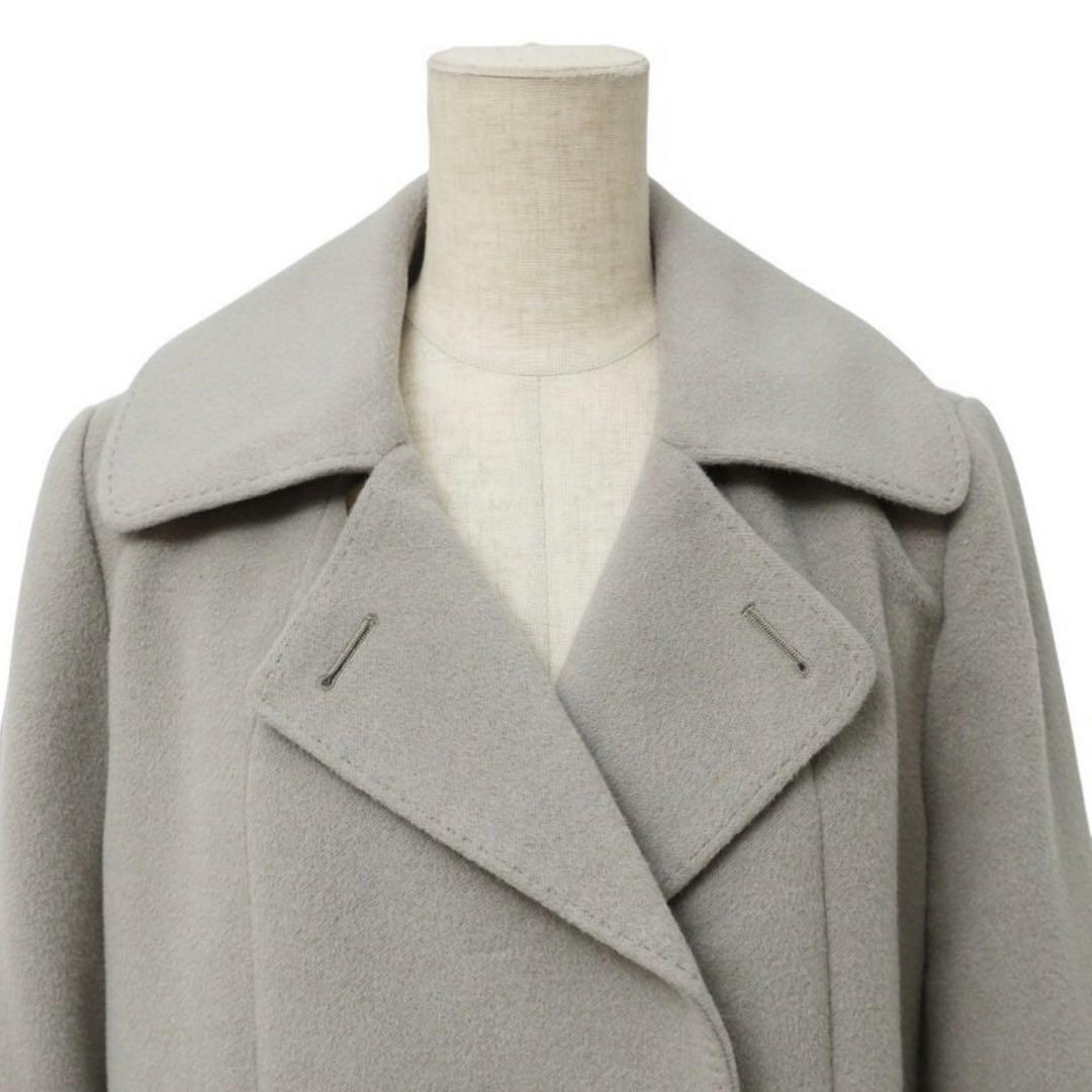 【極美品】Leilian コロンボ ウールアンゴラ ダブルブレストコート