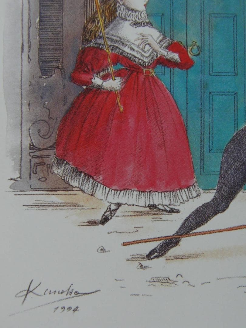 金子 國義、Knocking at the Door!、厳選、希少画集・額装画