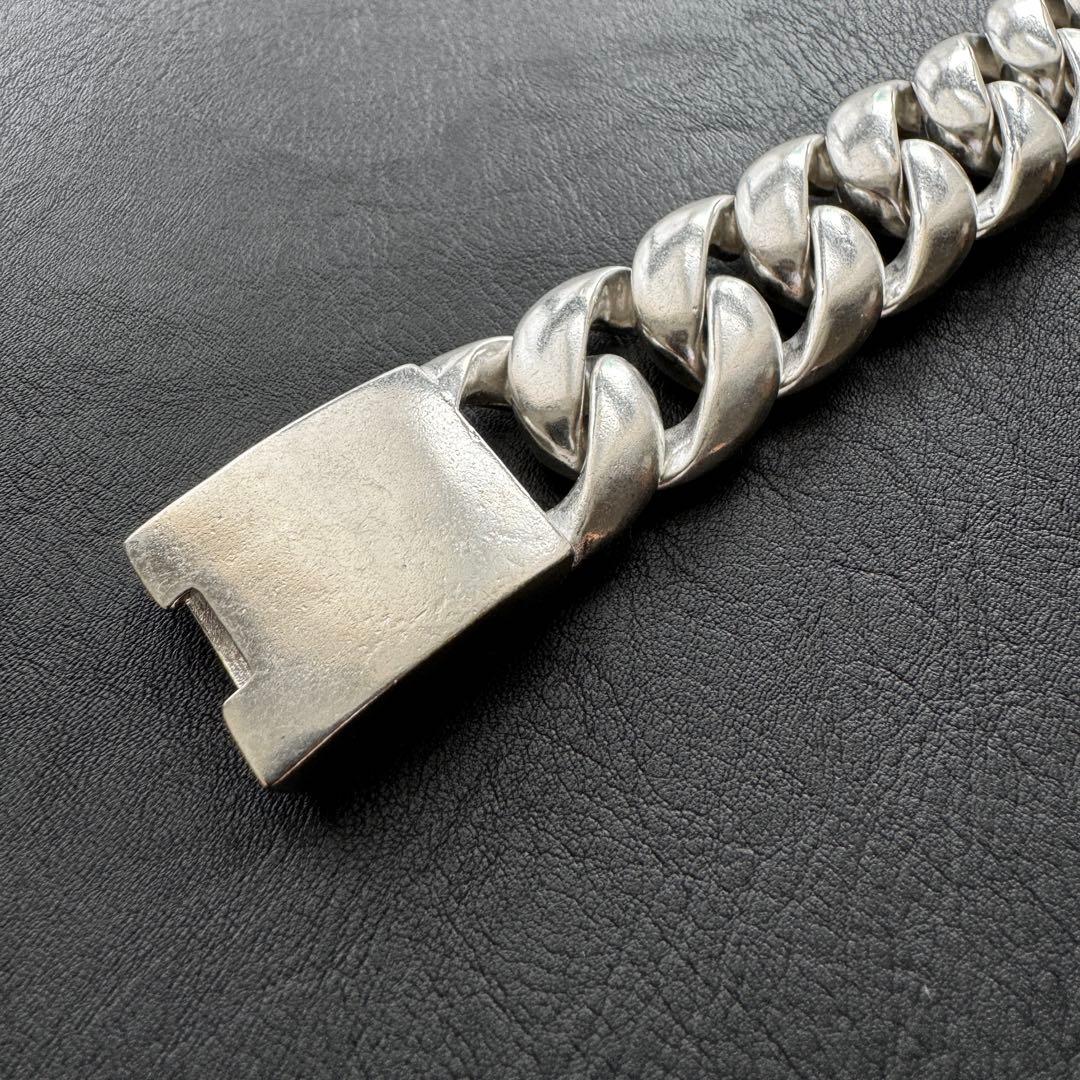 重厚　ヴィンテージ　喜平チェーン　ブレスレット シルバー925刻印あり