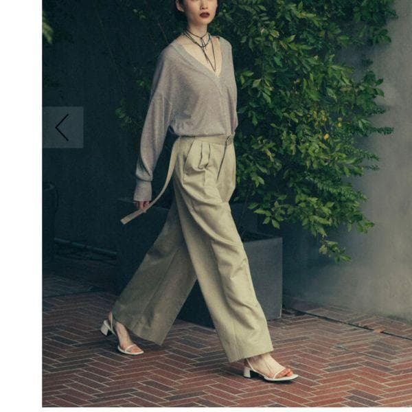 トゥモローランド ビー TOMORROWLAND .B パンツ ベージュ 34