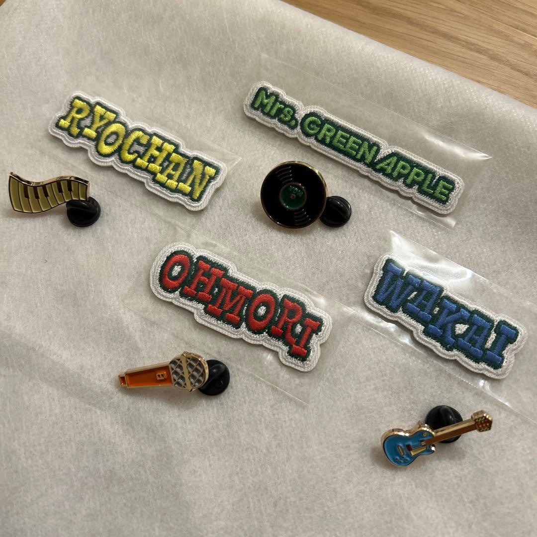 Mrs. GREEN APPLE ハーモニー ストラップ　ピンバッジ　ワッペン
