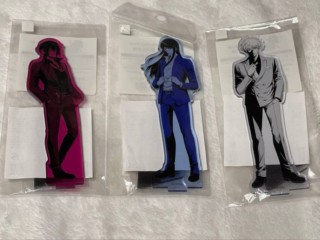 銀魂　坂田銀時＆桂小太郎＆高杉晋助　ぬいぐるみ＆アクスタセット