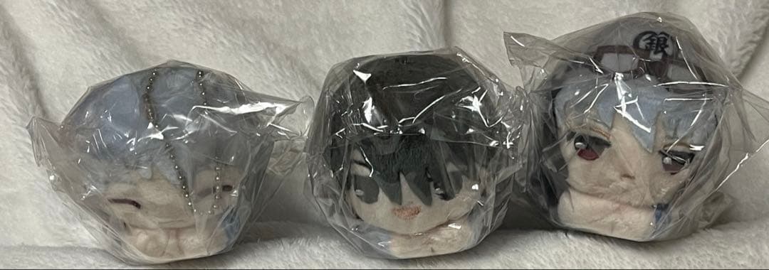 銀魂　坂田銀時＆桂小太郎＆高杉晋助　ぬいぐるみ＆アクスタセット