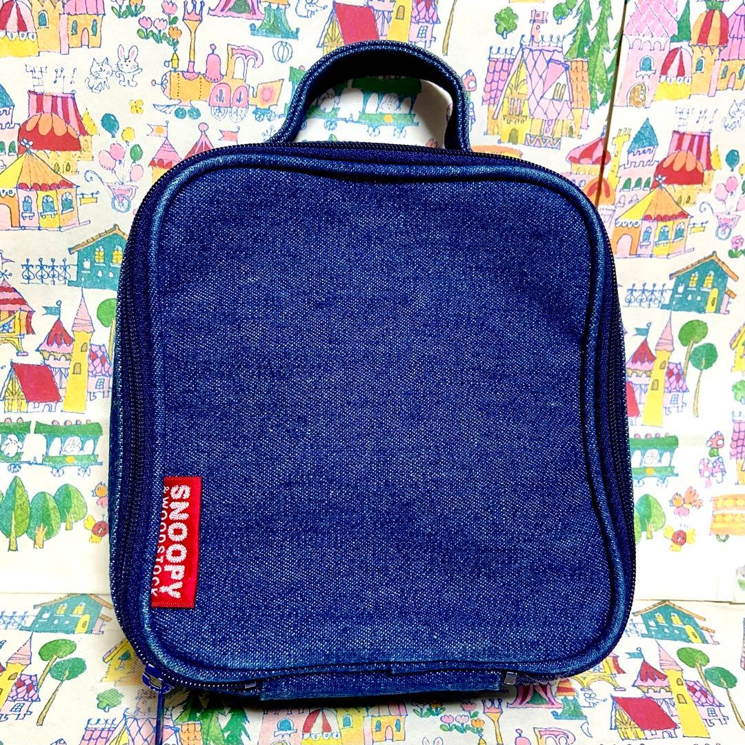 d*7様 平成レトロ スヌーピー ドッグハウス デニム CDケース ビニールポー