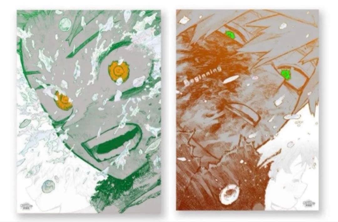 僕のヒーローアカデミア 原画展 ポスター 全種 7枚 緑谷出久 爆豪勝己 轟焦凍