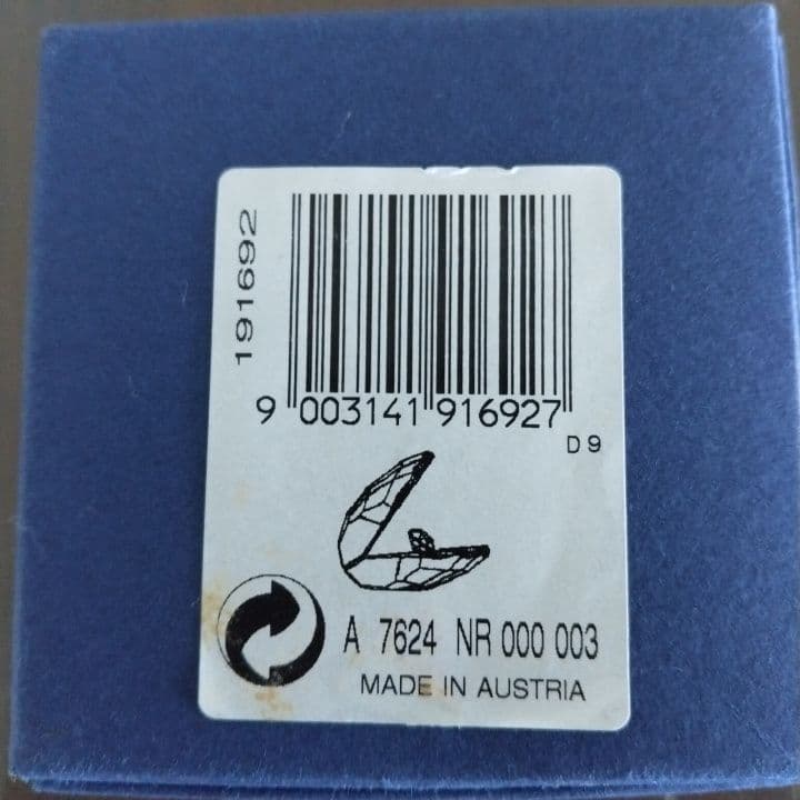 Swarovski クリスタル オープンシェル⭐︎お買い上証明書付き