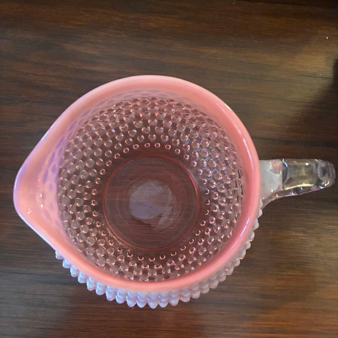 50s〜オールドフェントンFentonクランベリーオパールセントUSアンティーク