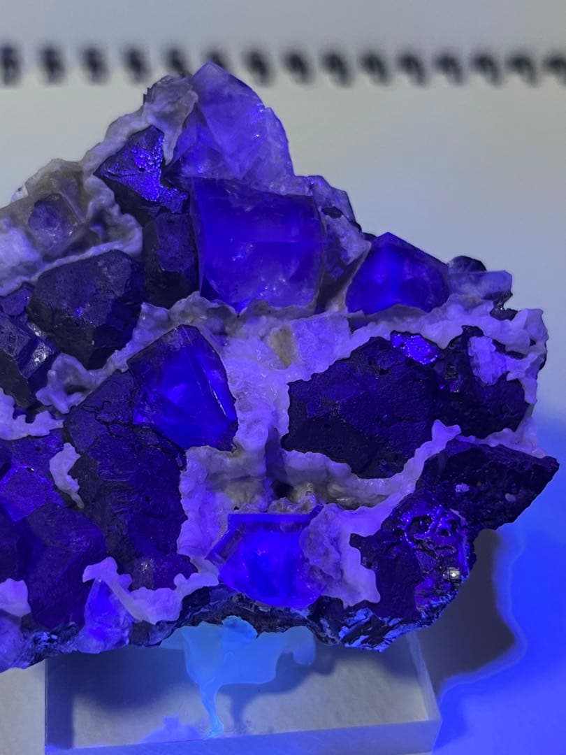 The Bull Vein産　フローライト　蛍石　原石　鉱物　鉱物標本