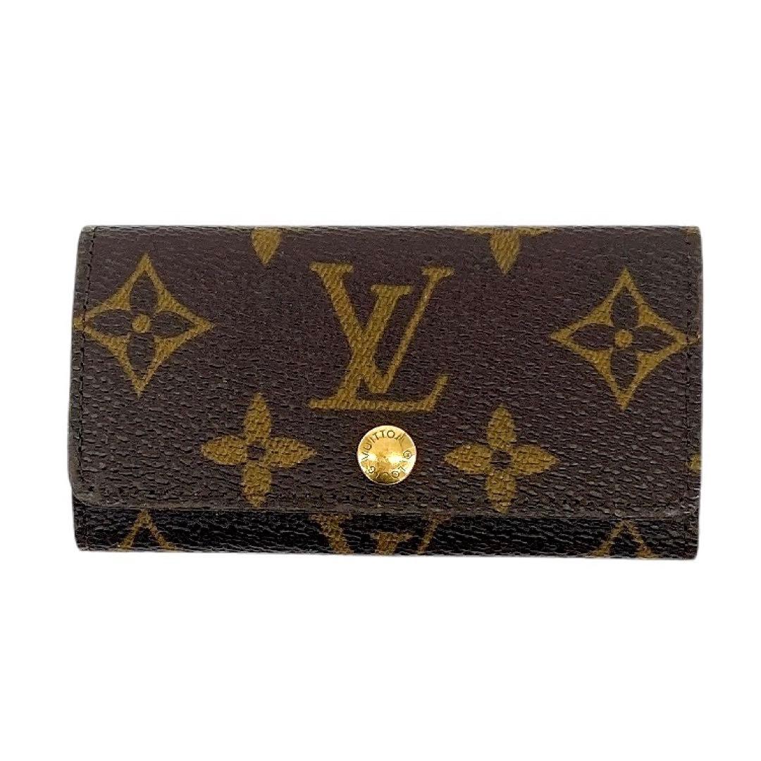 極美品✨LOUIS VUITTON ミュルティクレ　4連　キーケース　モノグラム