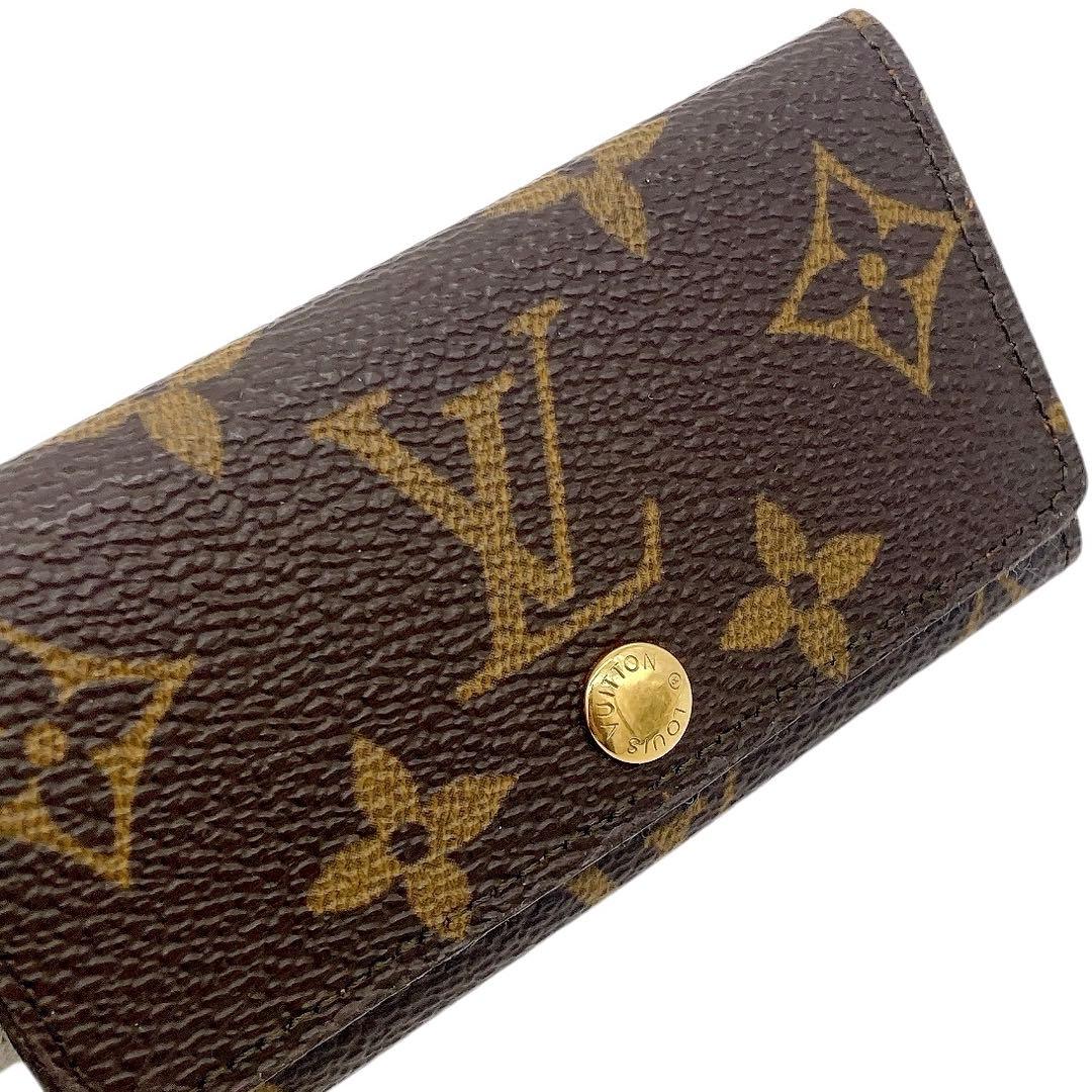 極美品✨LOUIS VUITTON ミュルティクレ　4連　キーケース　モノグラム