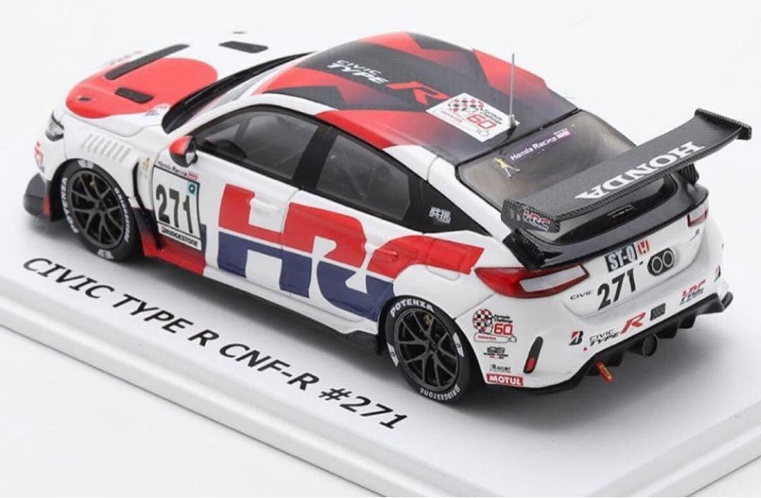 数量限定 1/43 HONDA CIVIC Type R CNF-R 未開封