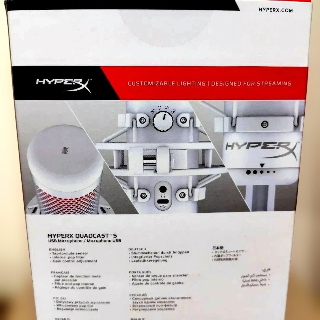 【使用期間短 】HyperX QuadCast S RGBマイク 動作確認済