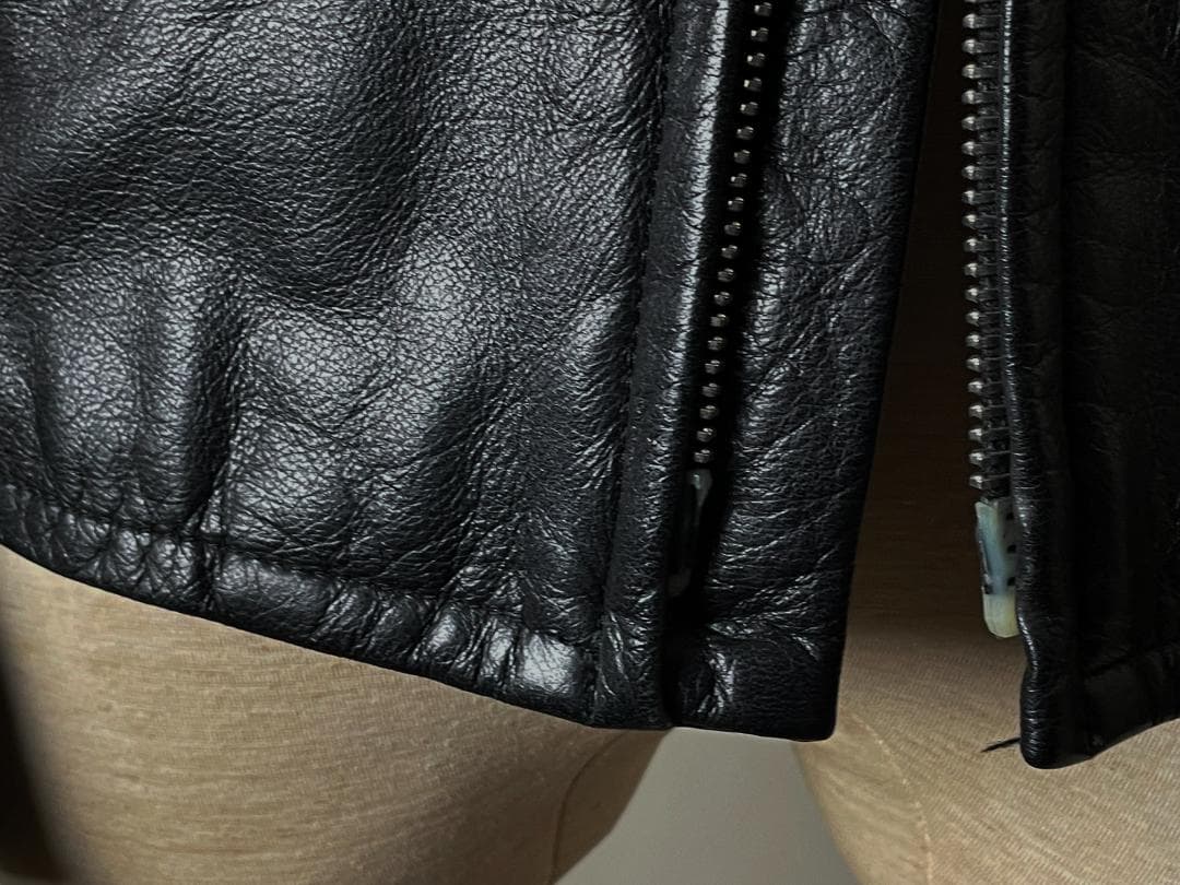 ★09AW 美品 LITHIUM HOMME シングル レザー ライダース 46