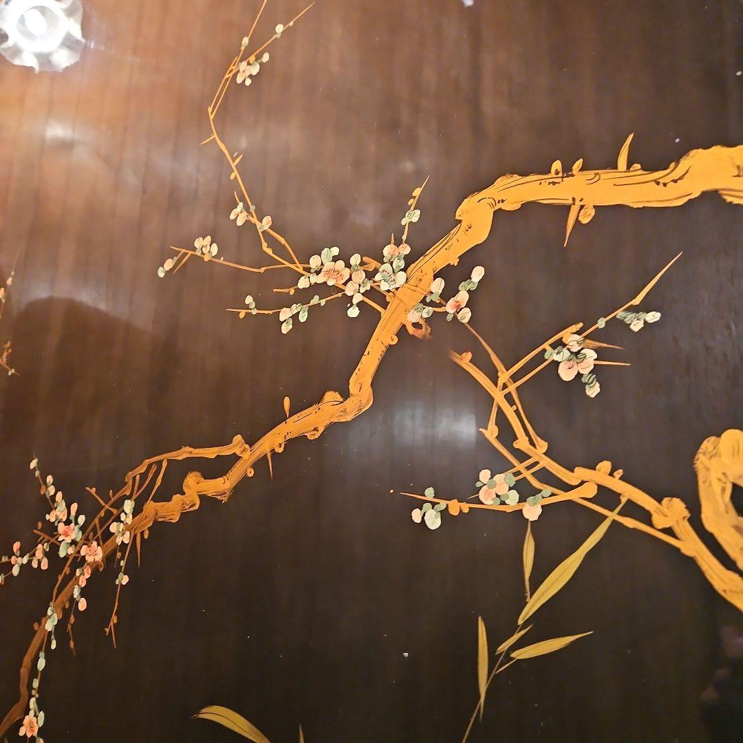 金箔 漆塗り ヴィンテージ屏風 衝立 パーテーション 縁起物 風水 金運アップ