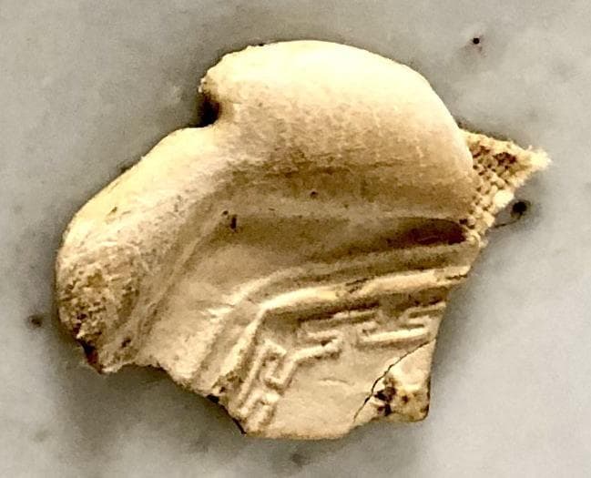 清時代中期 古染付 牡丹花鳥紋様 磁器大花瓶 文物商店蝋印鑑定 WWTT199