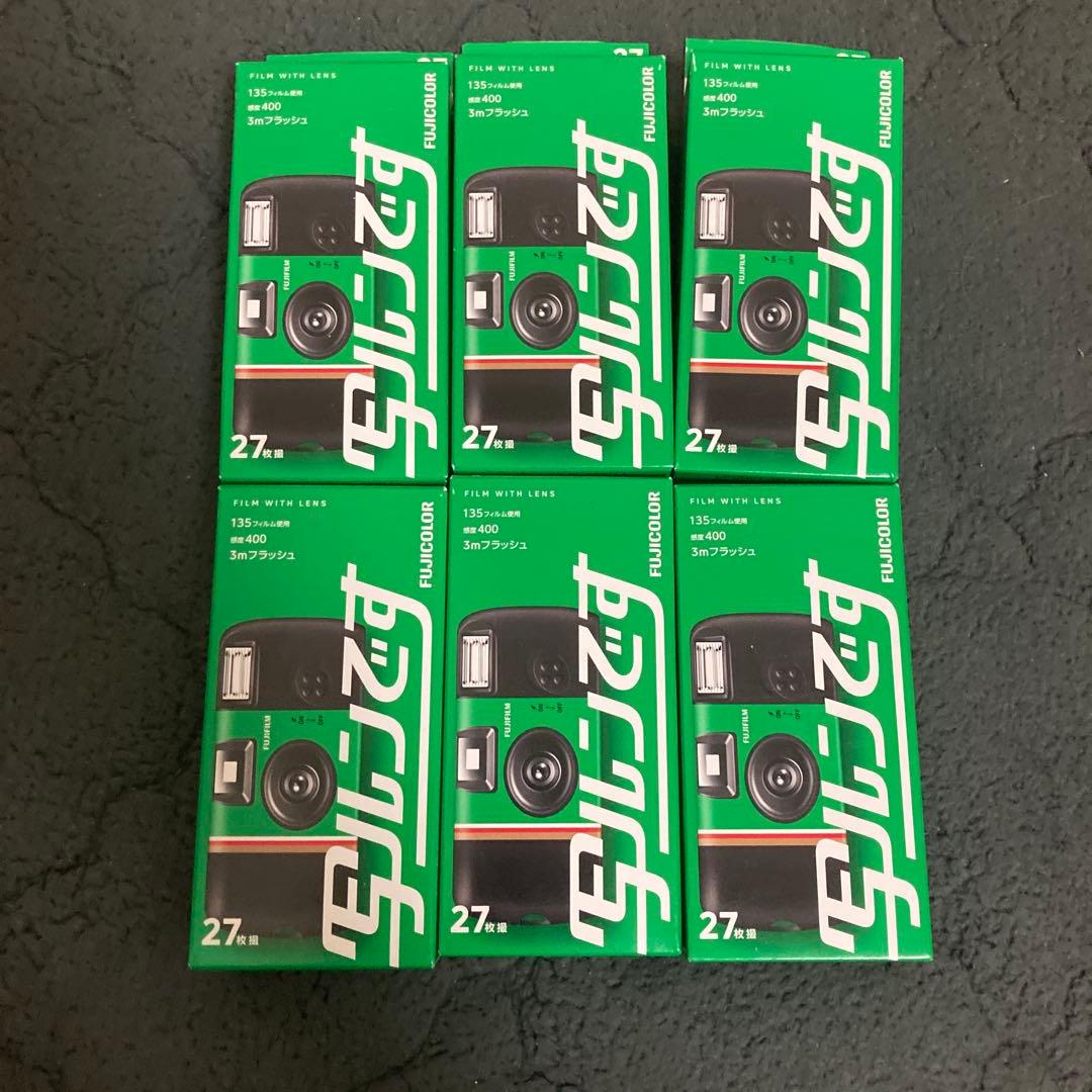 【新品・未使用】フジカラー 写ルンです newパッケージ 27枚撮り 6個