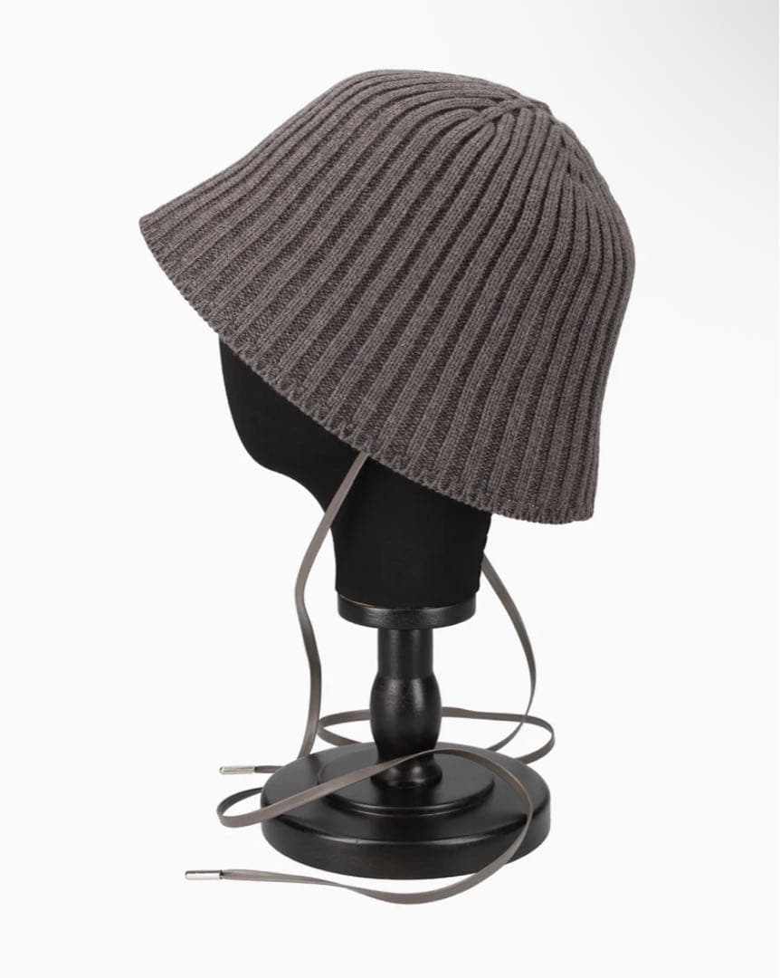 【最終値下げ】ENTWURFEIN/グレー/ニット帽子