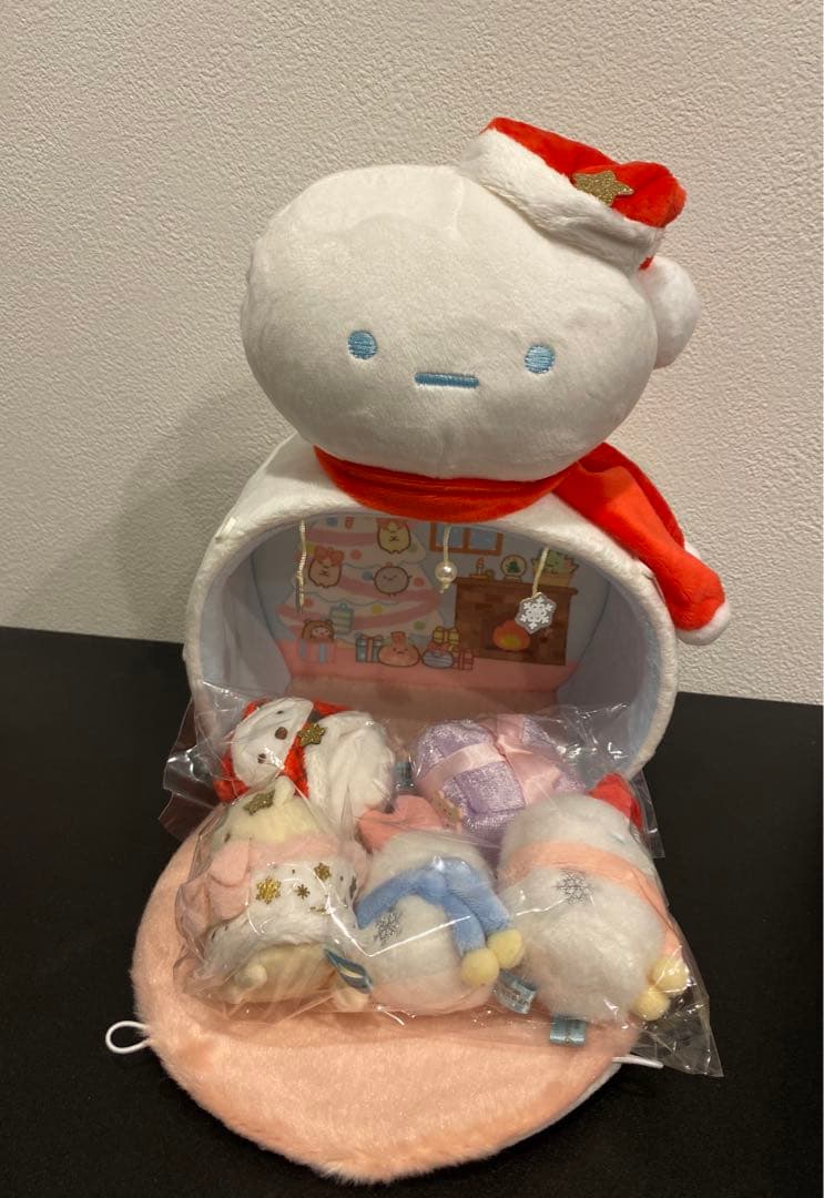 激レア‼️すみっコぐらし クリスマスぬいぐるみ ゆきだるまハウス