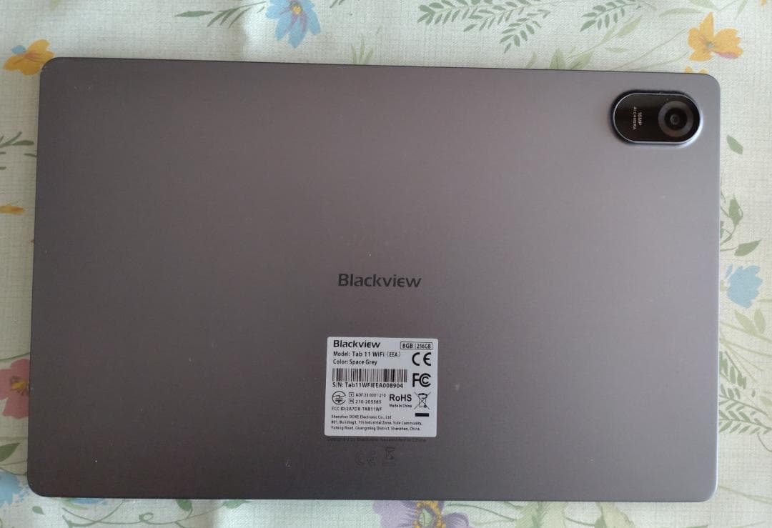 【美品】Blackview Tab 11 8GB/256GB 2Kディスプレイ