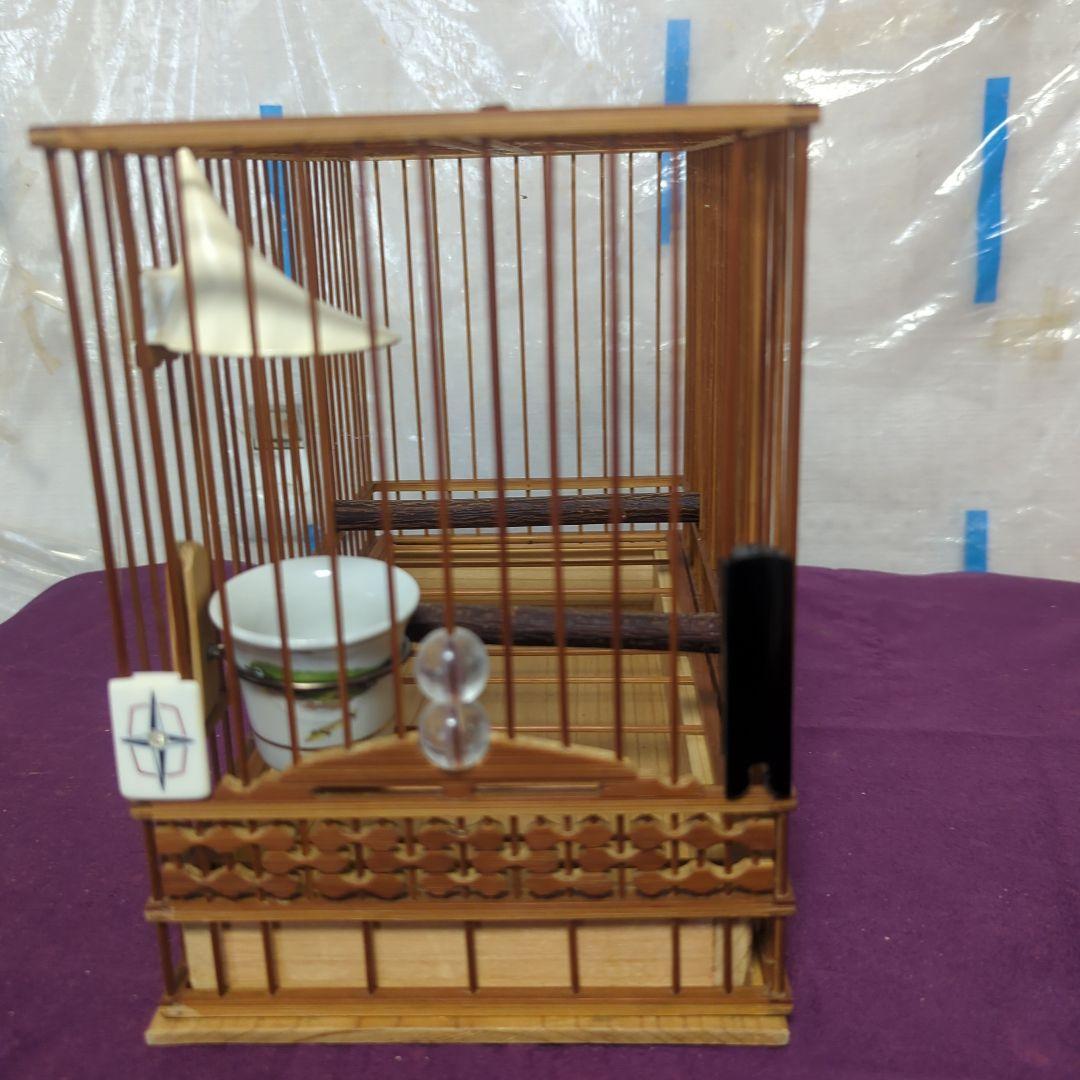 130　 鳥籠６個＆6羽用寝桶（総桐板製）