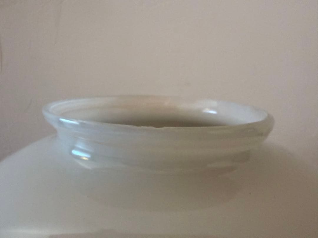 ミルクガラス ペンダントライト 時代物 乳白色 電笠 電傘 レトロ ヴィンテージ