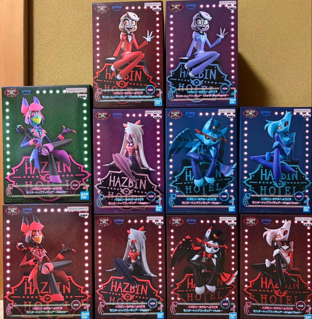 ハズビン・ホテルへようこそ モニタートップフィギュア 10種 コンプリートセット