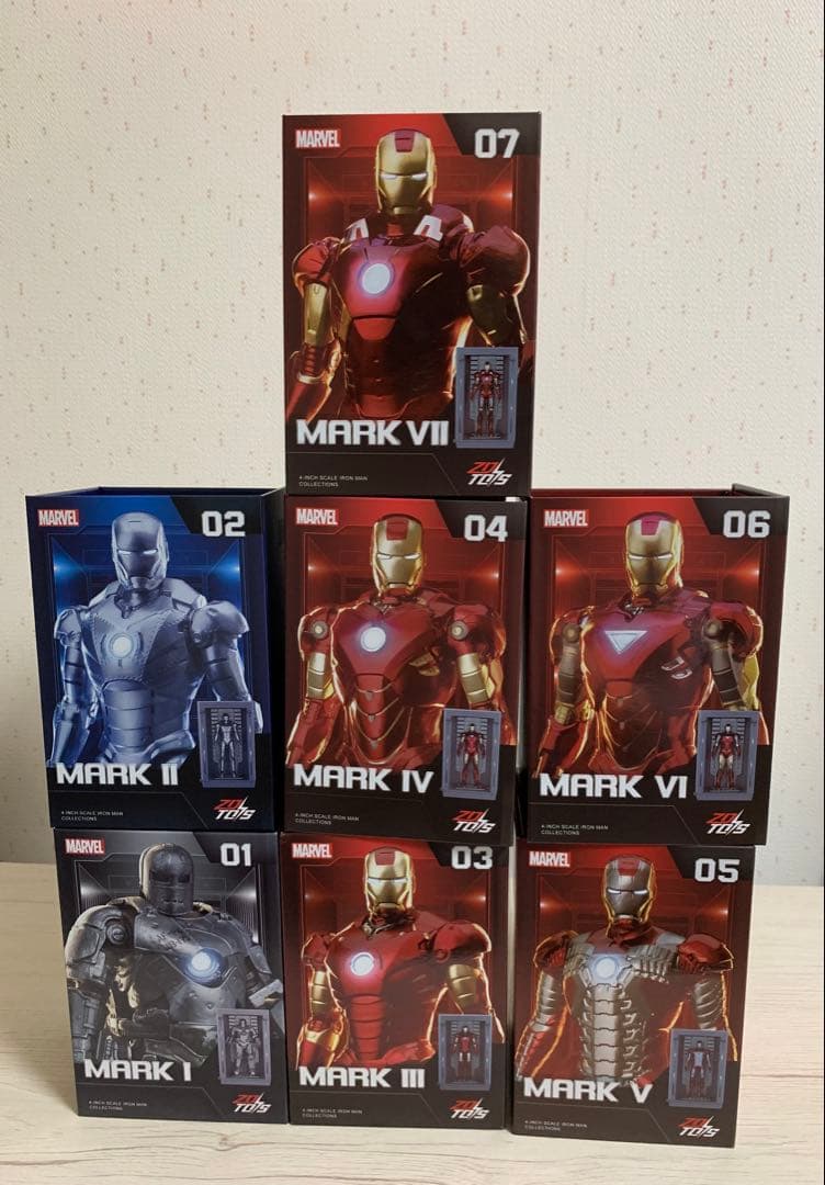 ZD TOYS マーベル アイアンマン　セット