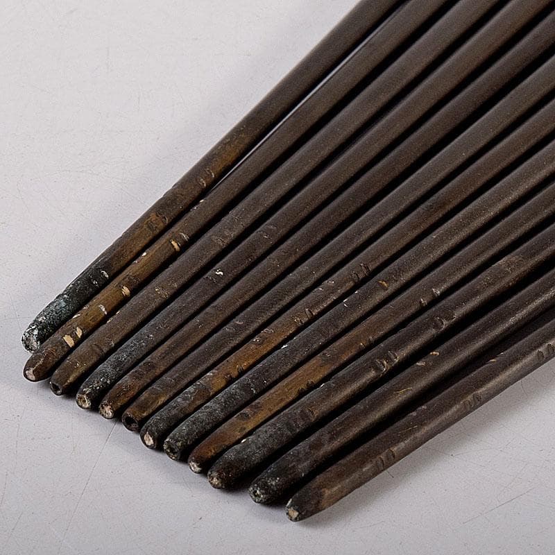 茶道具　銅製　手焙用火箸　13膳まとめて　書付箱　M　8070