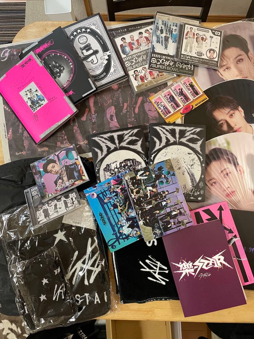 straykids ペンライトver.2 うちわ ケース トレカ