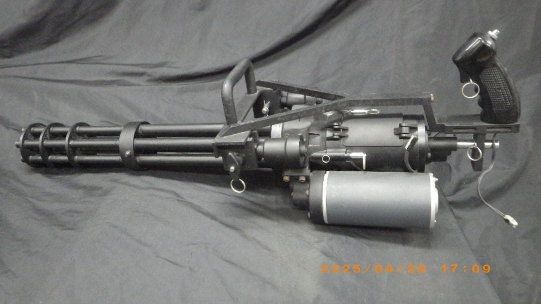ミニガン 　トイテックディスプレイモデル　Ｍ134　　ブラック 多連装バレル
