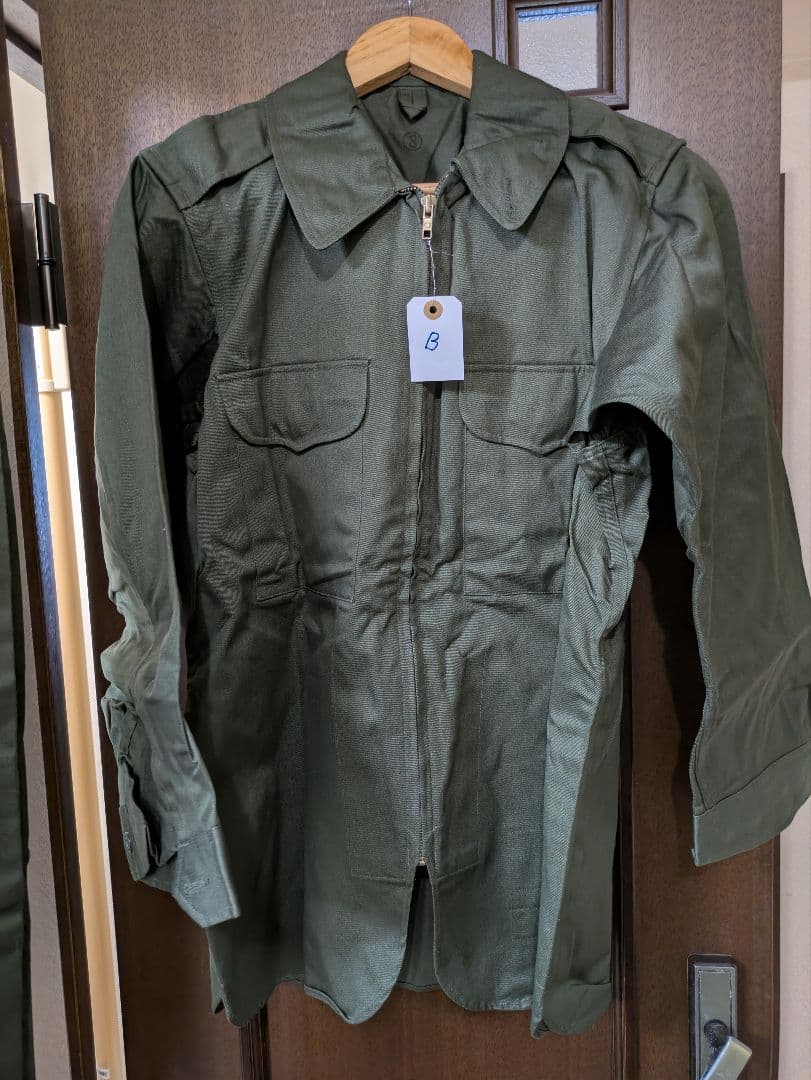 陸自 65式OD作業服上下 NO.B サイズ表記3号