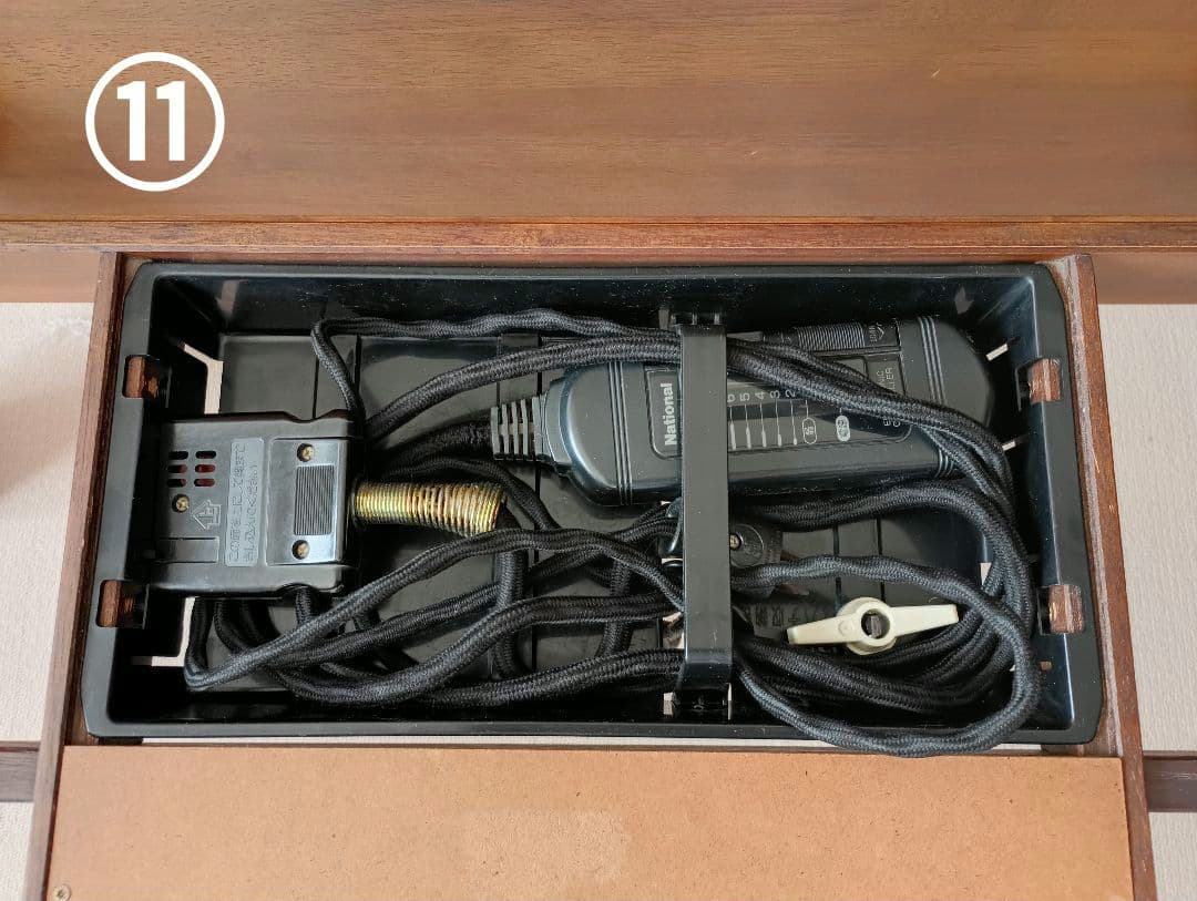 昭和レトロ　ナショナル家具調こたつ　座卓