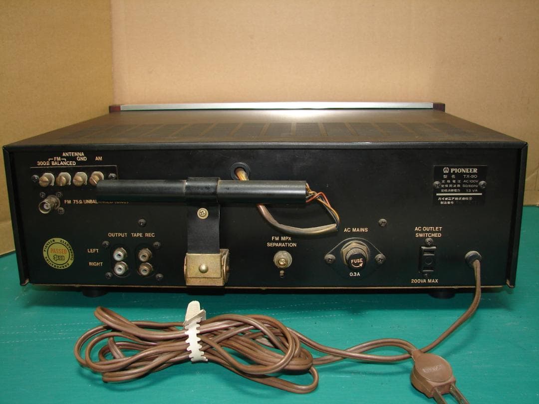 Pioneer Stereo Tuner TX-90（製造番号：QB 6285）