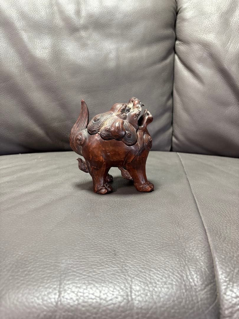 獅子　香炉　置物