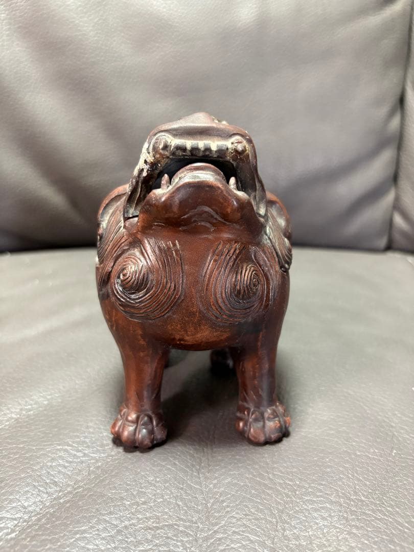 獅子　香炉　置物