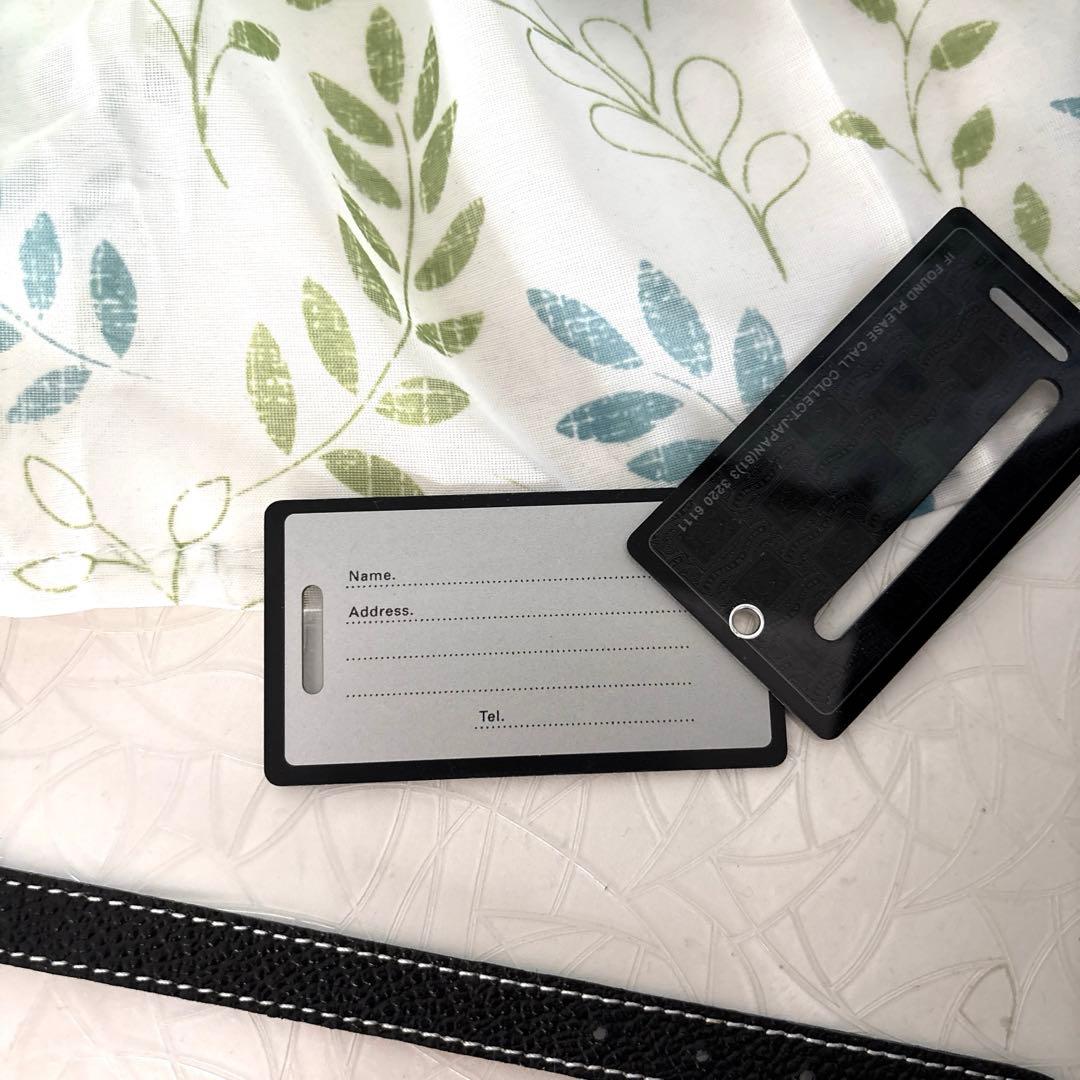 AMERICAN EXPRESS ラゲージタグ　黒色