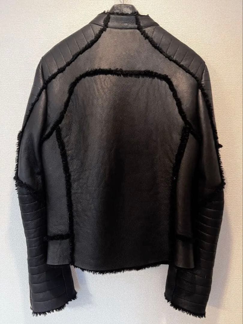 レザームートンライダースジャケット