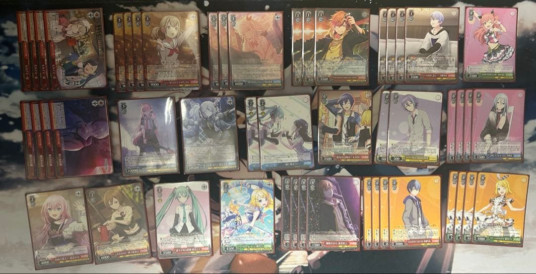 ヴァイスシュヴァルツ　プロセカ　デッキ　引退