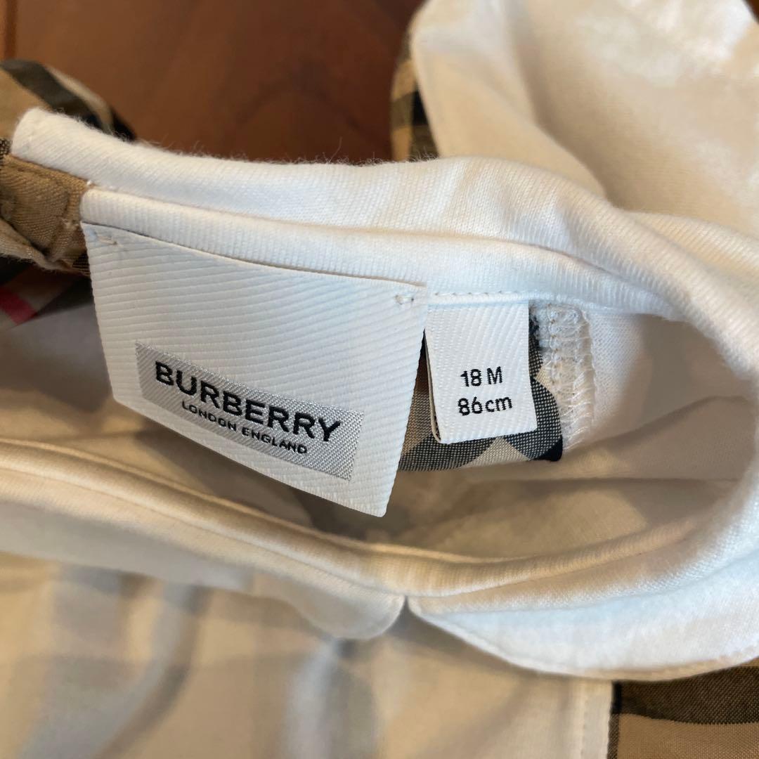 BURBERRY トップス　18M 86cm ボトムス　12M 80cm