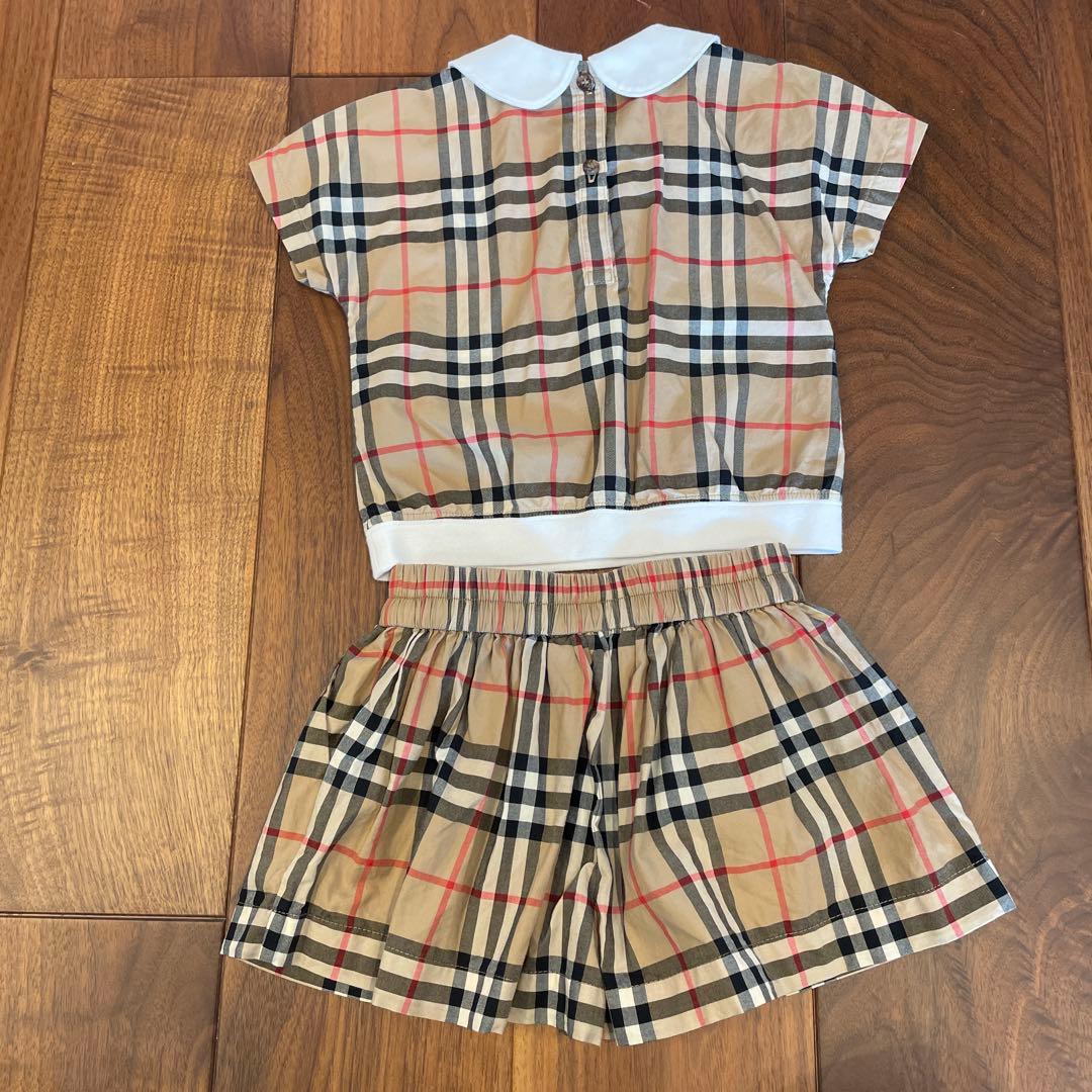 BURBERRY トップス　18M 86cm ボトムス　12M 80cm