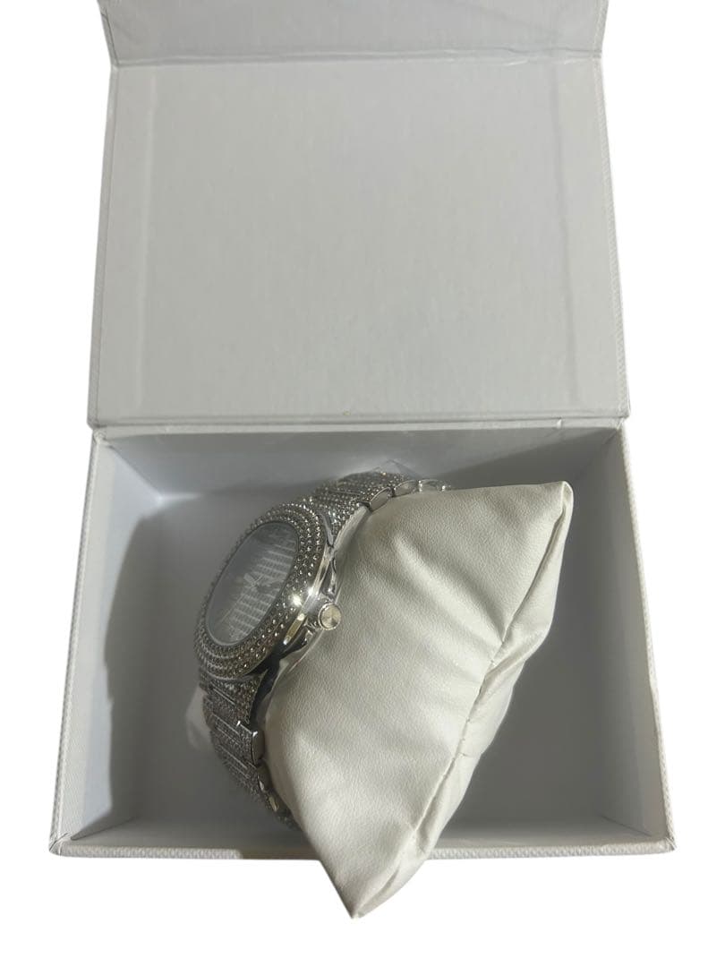 【証明書　ボックス付き】ラグジュアリーメンズ腕時計クォーツアトランタモアサナイト