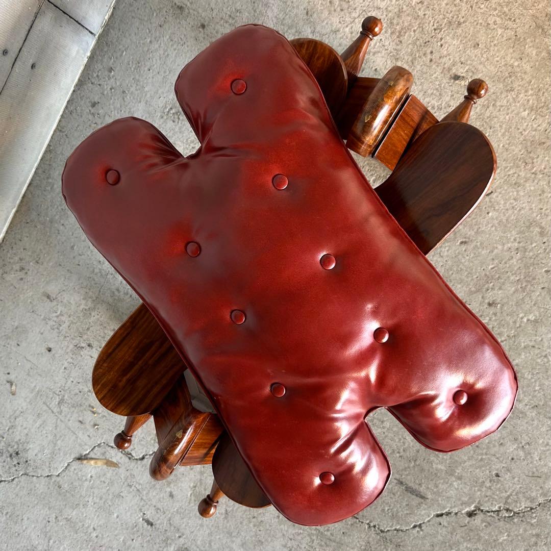 ✿美品✿ キャメルチェア　ラクダスツール ロビー エントランス 玄関 象嵌 金彩