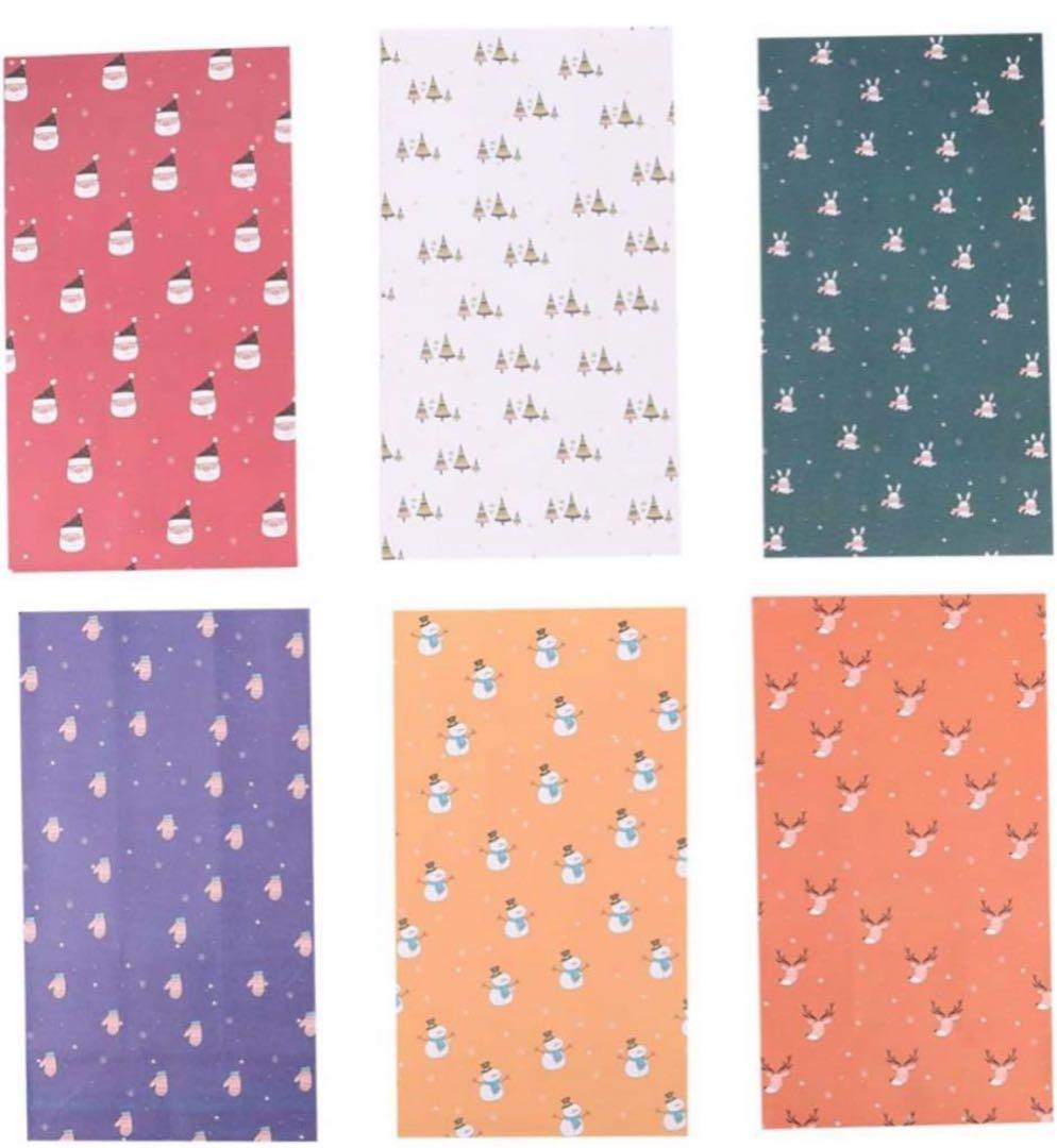 包装 クラフト紙 お楽しみ会 プレゼント交換 お菓子クリスマス サンタ