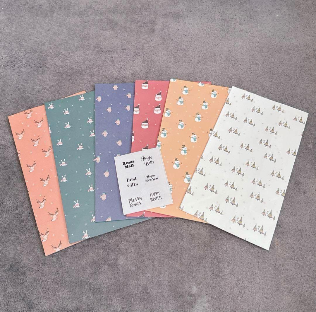 包装 クラフト紙 お楽しみ会 プレゼント交換 お菓子クリスマス サンタ