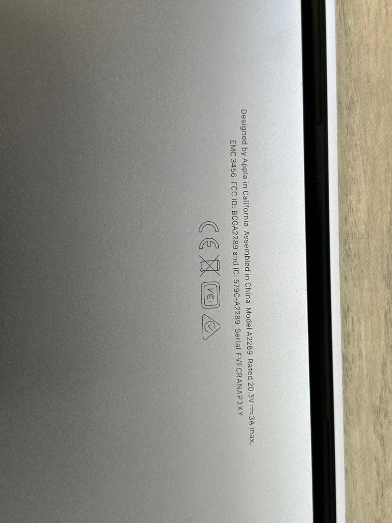 MacBook本体 MacBook Pro 2020 Intel Core i5 8GB 256GB