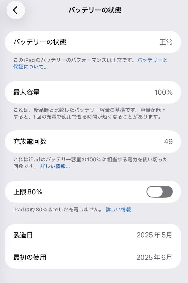 Apple iPad mini 第7世代 128GB Wi-Fi ブルー美品