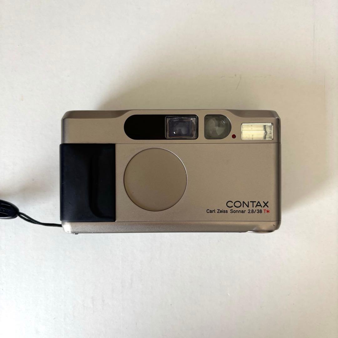 CONTAX T2 チタンシルバー　コンパクトフィルムカメラ